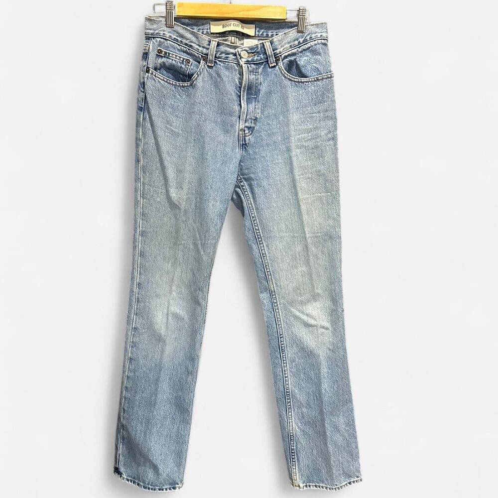 Vintage GAP Bootcut Jeans 30 Waist Faded Medium Wash 90s Minimalist Y2K Classic - Picture 8 of 8